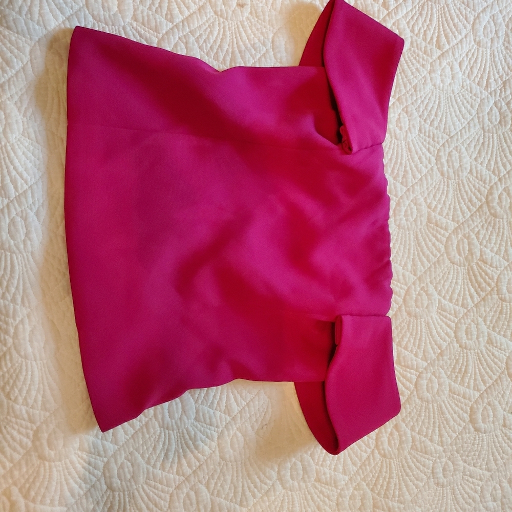 Pink Express Crop top with zipper